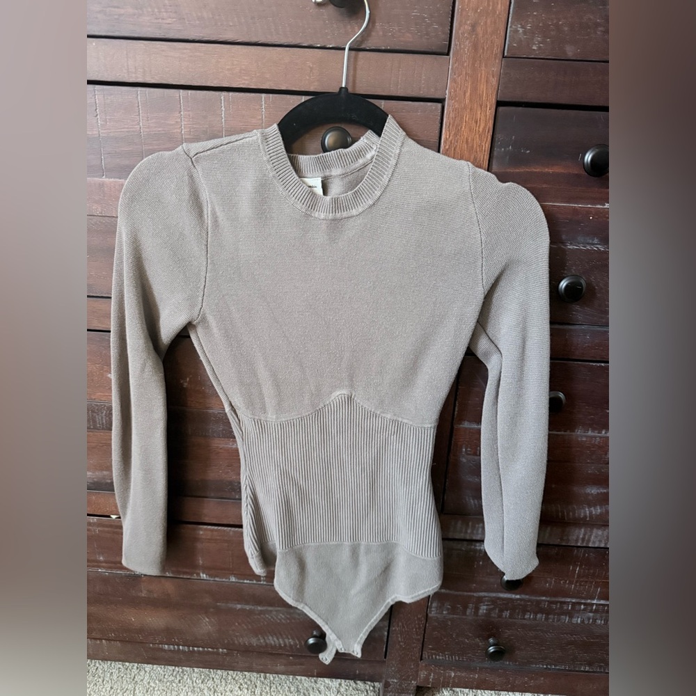 Abercrombie & Fitch Taupe Bodysuit